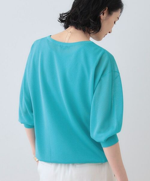 INDIVI / インディヴィ ニット・セーター | 【洗える/シアーラメ】レイヤード風ニット | 詳細19