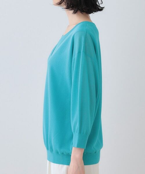 INDIVI / インディヴィ ニット・セーター | 【洗える/シアーラメ】レイヤード風ニット | 詳細23