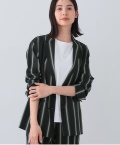 INDIVI / インディヴィ テーラードジャケット | 【日本製／SETUP可能】コットン混カーディガンライクジャケット