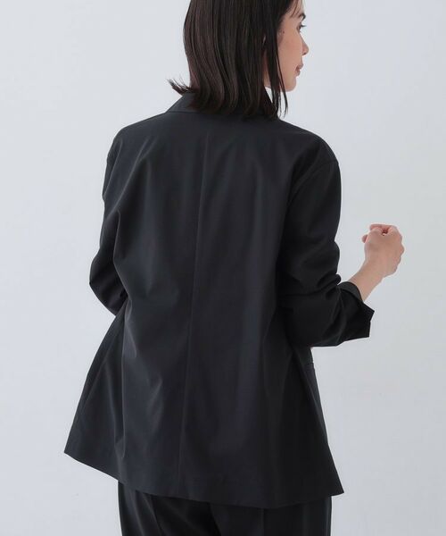 INDIVI / インディヴィ テーラードジャケット | 【日本製/SETUP可能】コットン混カーディガンライクジャケット | 詳細3