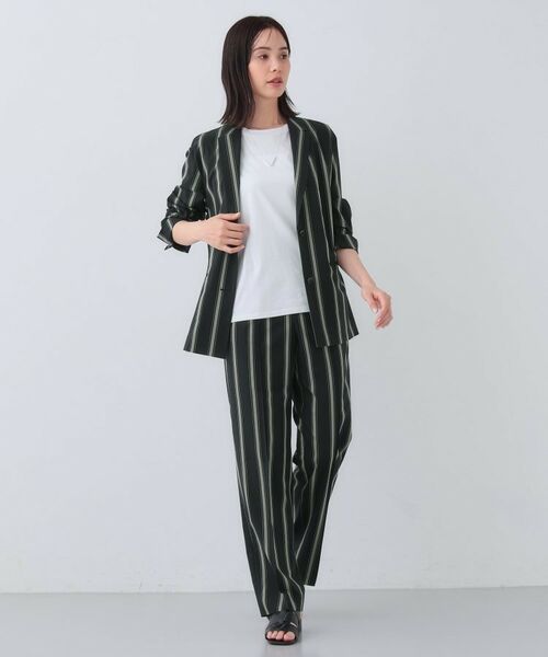 INDIVI / インディヴィ テーラードジャケット | 【日本製/SETUP可能】コットン混カーディガンライクジャケット | 詳細8