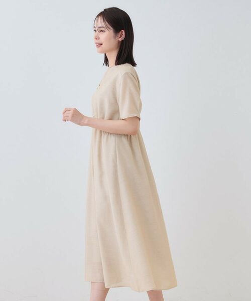 INDIVI / インディヴィ ロング・マキシ丈ワンピース | 【洗える／エアリー】ハイウエストワンピース | 詳細14