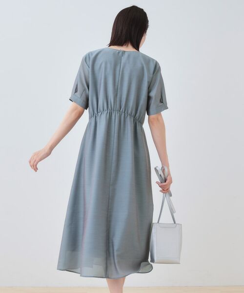 INDIVI / インディヴィ ロング・マキシ丈ワンピース | 【洗える／エアリー】ハイウエストワンピース | 詳細19