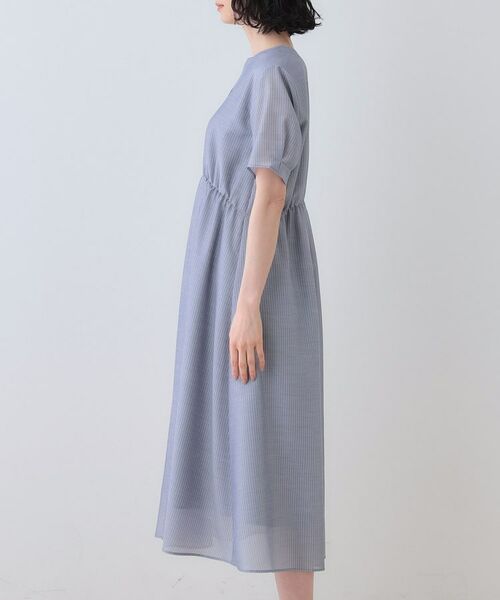 INDIVI / インディヴィ ロング・マキシ丈ワンピース | 【洗える／エアリー】ハイウエストワンピース | 詳細23