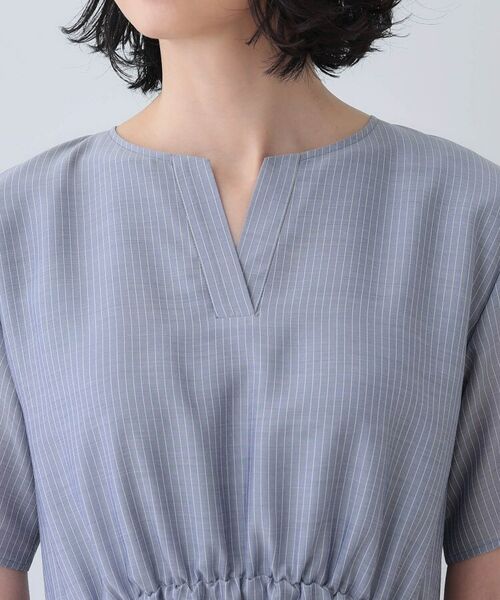 INDIVI / インディヴィ ロング・マキシ丈ワンピース | 【洗える／エアリー】ハイウエストワンピース | 詳細25