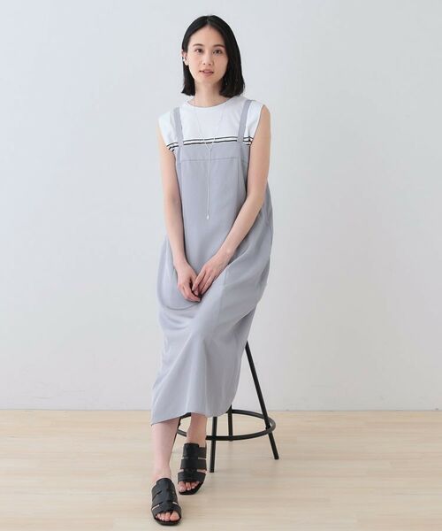 INDIVI / インディヴィ ロング・マキシ丈ワンピース | 春SALE！【洗える／UVケア】スリップワンピース | 詳細10