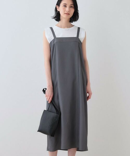 INDIVI / インディヴィ ロング・マキシ丈ワンピース | 【洗える／UVケア】スリップワンピース | 詳細29