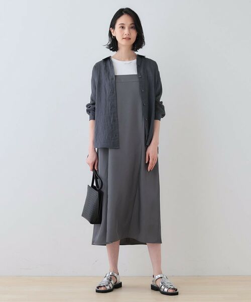 INDIVI / インディヴィ ロング・マキシ丈ワンピース | 春SALE！【洗える／UVケア】スリップワンピース | 詳細4