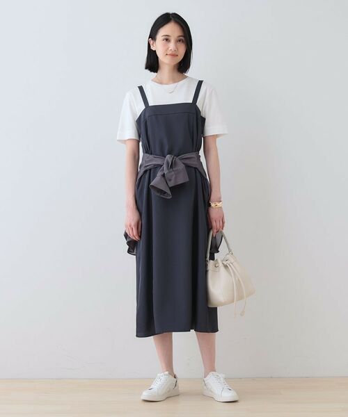 INDIVI / インディヴィ ロング・マキシ丈ワンピース | 春SALE！【洗える／UVケア】スリップワンピース | 詳細8
