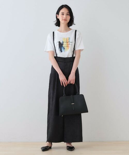 INDIVI/インディヴィ 【サスペンダー付き】2WAYクラッシュサテンパンツ ブラック(019) 36(S) INDIVI/インディヴィ 【サスペンダー付き】2WAYクラッシュサテンパンツ ブラック(019) 36(S)