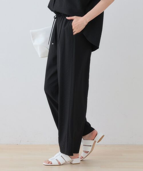 INDIVI / インディヴィ パンツ | 【洗える/UVケア/SETUP可能】ドロストワイドパンツ | 詳細10