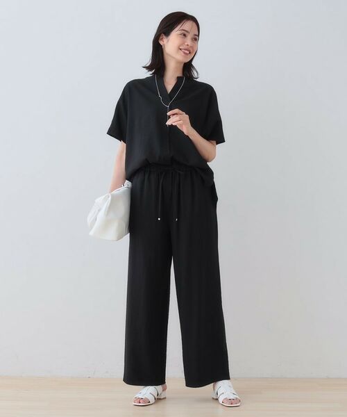 INDIVI / インディヴィ パンツ | 【洗える/UVケア/SETUP可能】ドロストワイドパンツ | 詳細11