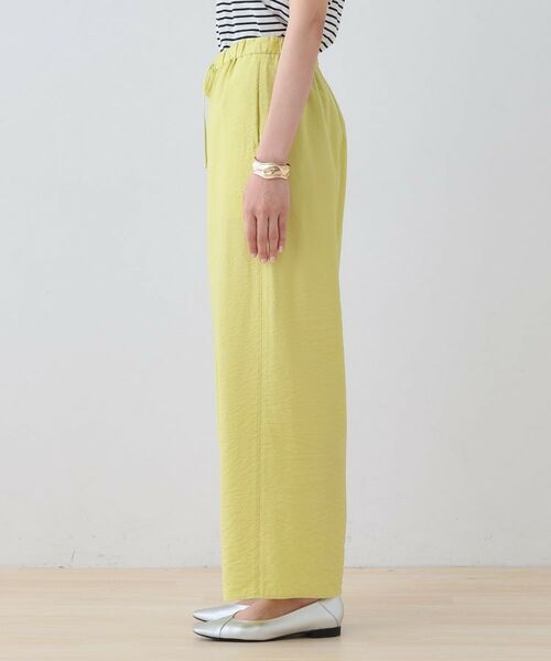 INDIVI / インディヴィ パンツ | 【洗える/UVケア/SETUP可能】ドロストワイドパンツ | 詳細18