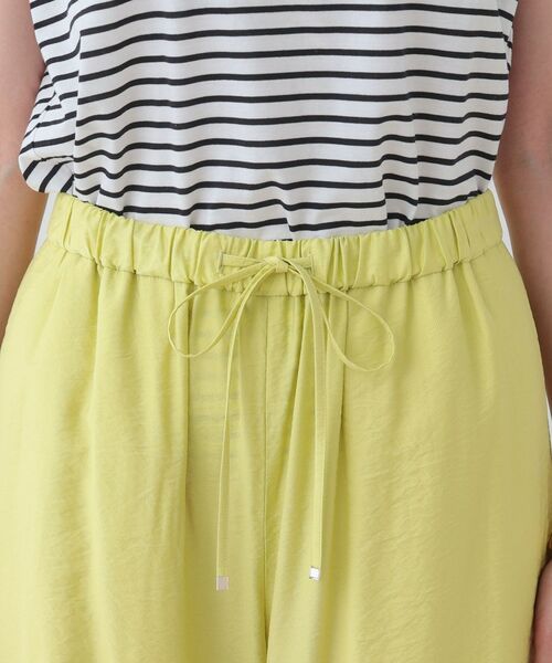 INDIVI / インディヴィ パンツ | 【洗える/UVケア/SETUP可能】ドロストワイドパンツ | 詳細20