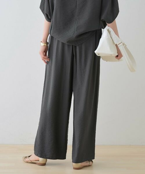 INDIVI / インディヴィ パンツ | 【洗える/UVケア/SETUP可能】ドロストワイドパンツ | 詳細24