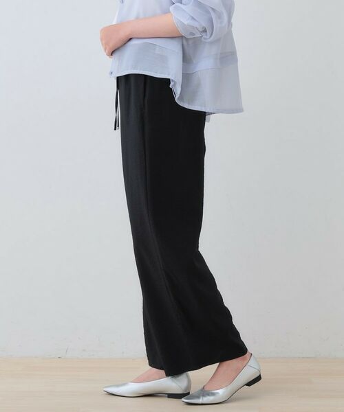 INDIVI / インディヴィ パンツ | 【洗える/UVケア/SETUP可能】ドロストワイドパンツ | 詳細6