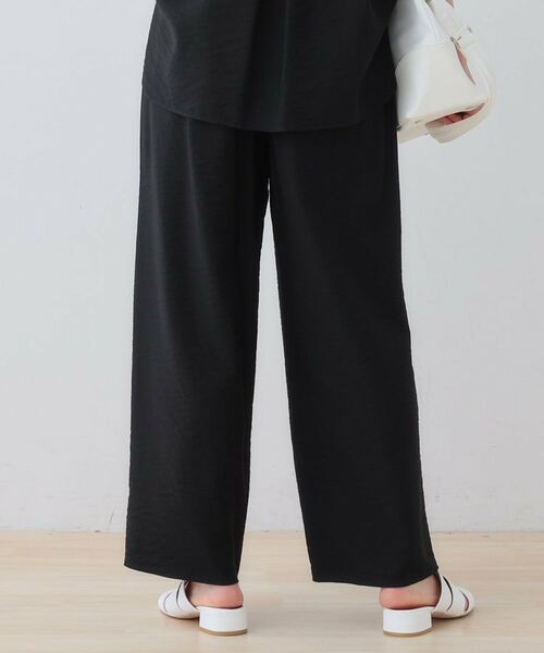 INDIVI / インディヴィ パンツ | 【洗える/UVケア/SETUP可能】ドロストワイドパンツ | 詳細9