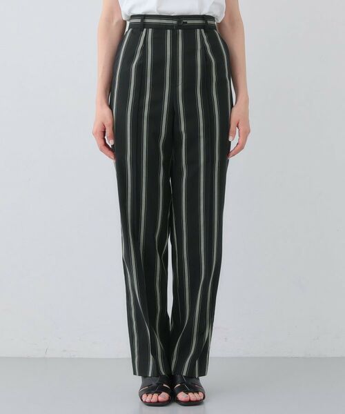 INDIVI / インディヴィ パンツ | 【日本製/SETUP可能】コットン混ゆったりめテーパードパンツ | 詳細10