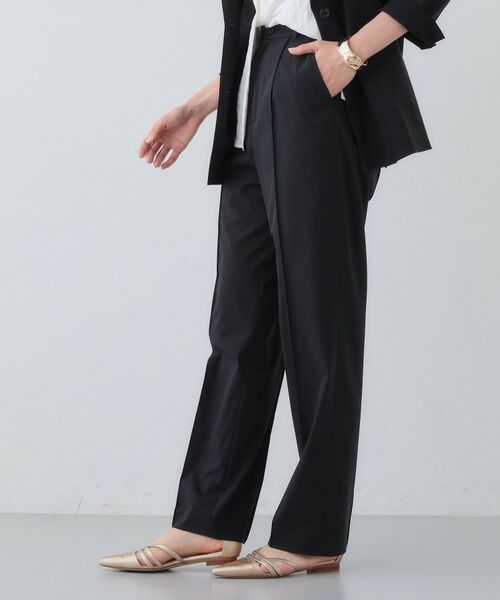 INDIVI / インディヴィ パンツ | 【日本製/SETUP可能】コットン混ゆったりめテーパードパンツ | 詳細2