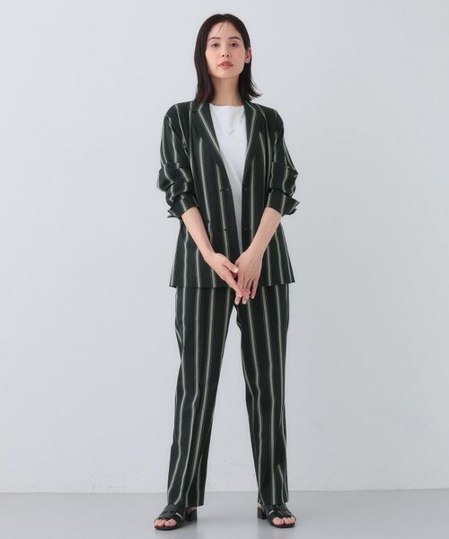 INDIVI / インディヴィ パンツ | 【日本製/SETUP可能】コットン混ゆったりめテーパードパンツ | 詳細8