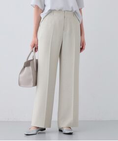 INDIVI / インディヴィ パンツ | 【日本製／SETUP可能】トリアセテート混ワイドパンツ