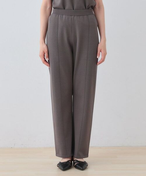 INDIVI / インディヴィ パンツ | 【洗える/SETUP可能/ウエストゴム】イージーニットパンツ | 詳細10