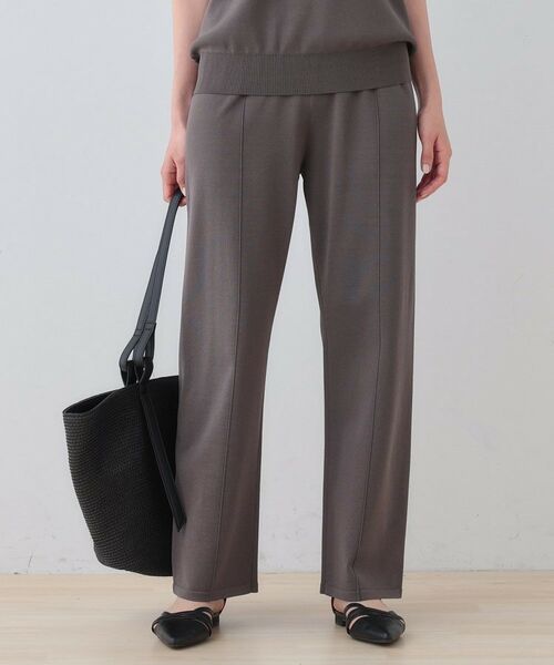 INDIVI / インディヴィ パンツ | 【洗える/SETUP可能/ウエストゴム】イージーニットパンツ | 詳細15