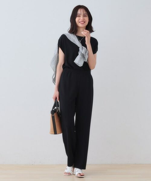 INDIVI / インディヴィ パンツ | 【洗える/SETUP可能/ウエストゴム】イージーニットパンツ | 詳細3