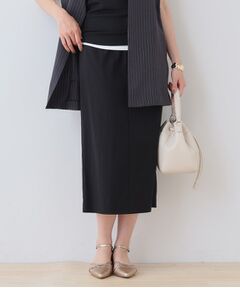 INDIVI / インディヴィ スカート | 【洗える／SETUP可能／UVケア】ストレートラインスカート