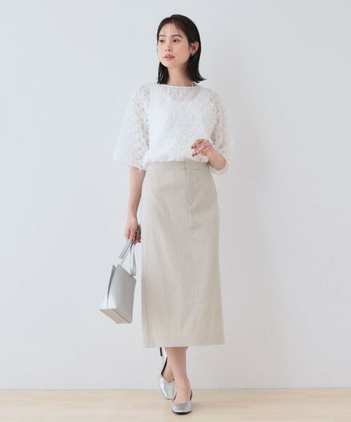 INDIVI / インディヴィ スカート | 【洗える/SETUP可能/UVケア】ストレートラインスカート | 詳細11
