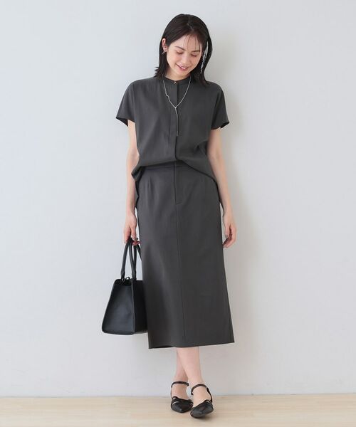 INDIVI / インディヴィ スカート | 【洗える/SETUP可能/UVケア】ストレートラインスカート | 詳細4