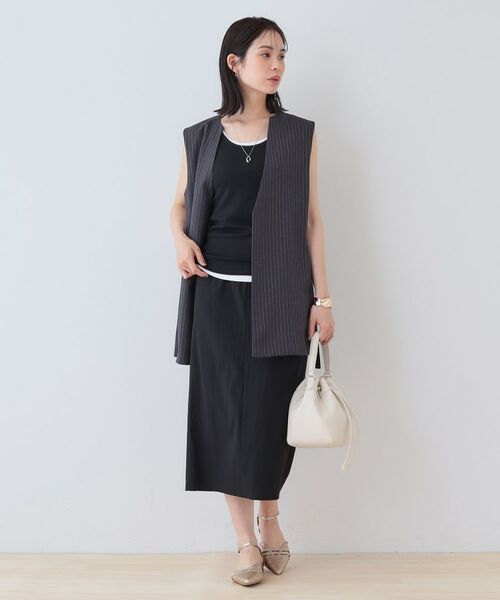 INDIVI / インディヴィ スカート | 【洗える/SETUP可能/UVケア】ストレートラインスカート | 詳細7