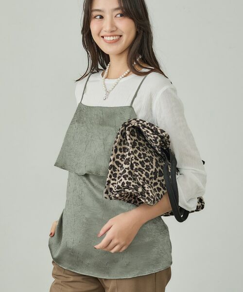 INDIVI / インディヴィ その他トップス | 【2点セット／洗える】カセット服 キャミ＆ブラウス セットトップス | 詳細17