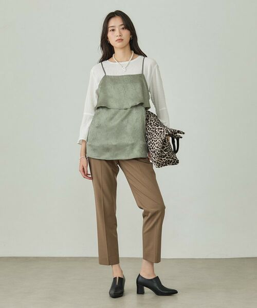 INDIVI / インディヴィ その他トップス | 【2点セット／洗える】カセット服 キャミ＆ブラウス セットトップス | 詳細18