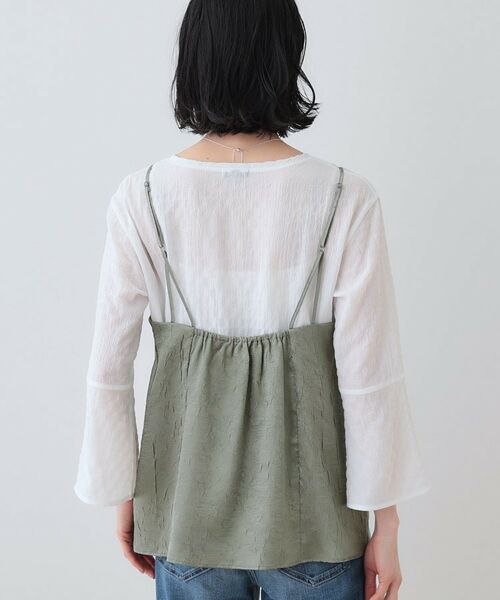 INDIVI / インディヴィ その他トップス | 【2点セット／洗える】カセット服 キャミ＆ブラウス セットトップス | 詳細20