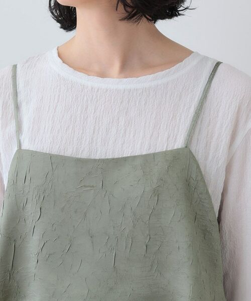 INDIVI / インディヴィ その他トップス | 【2点セット／洗える】カセット服 キャミ＆ブラウス セットトップス | 詳細27