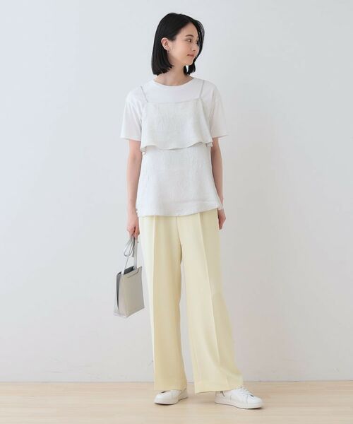 INDIVI / インディヴィ その他トップス | 【2点セット／洗える】カセット服 キャミ＆ブラウス セットトップス | 詳細6