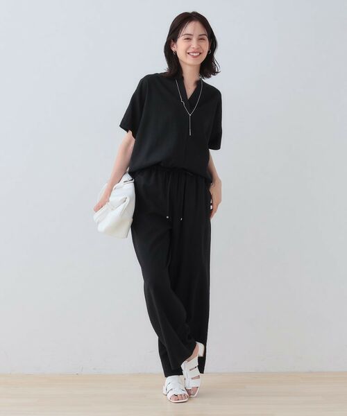 INDIVI / インディヴィ シャツ・ブラウス | 【洗える／UVケア／SETUP可能】スキッパードルマンブラウス | 詳細17