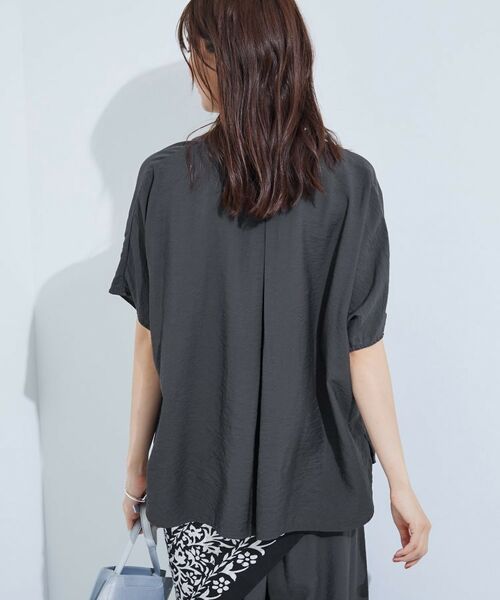 INDIVI / インディヴィ シャツ・ブラウス | 【洗える／UVケア／SETUP可能】スキッパードルマンブラウス | 詳細21