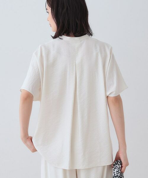 INDIVI / インディヴィ シャツ・ブラウス | 【洗える／UVケア／SETUP可能】スキッパードルマンブラウス | 詳細3