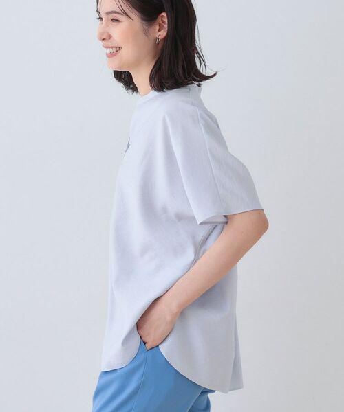 INDIVI / インディヴィ シャツ・ブラウス | 【洗える／UVケア／SETUP可能】スキッパードルマンブラウス | 詳細9