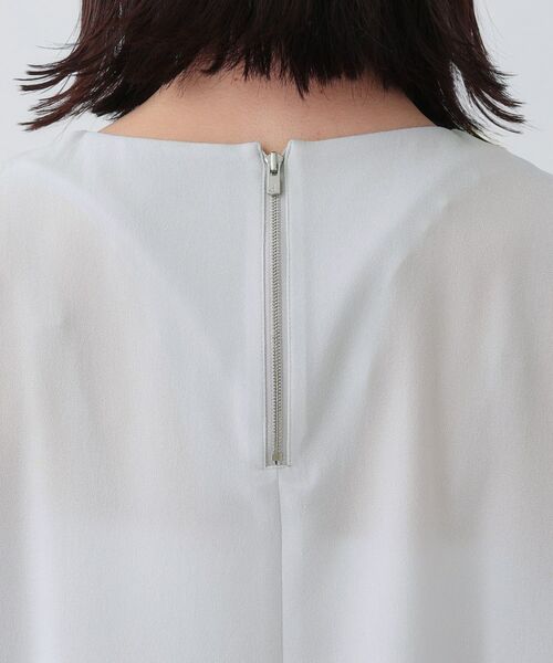 INDIVI / インディヴィ シャツ・ブラウス | 【日本製／トリアセテート混】アシメラインブラウス | 詳細14
