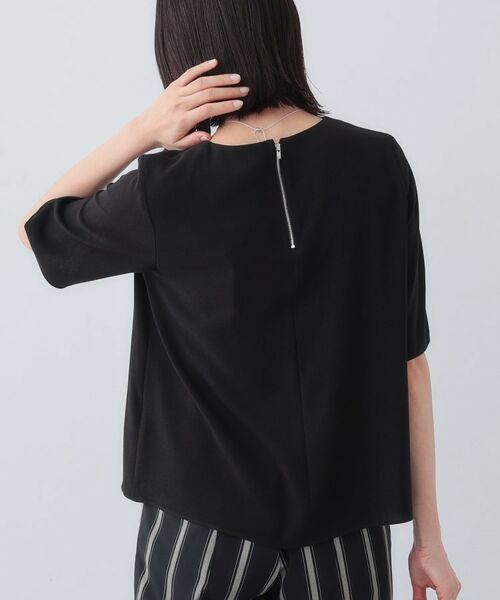 INDIVI / インディヴィ シャツ・ブラウス | 【日本製／トリアセテート混】アシメラインブラウス | 詳細7