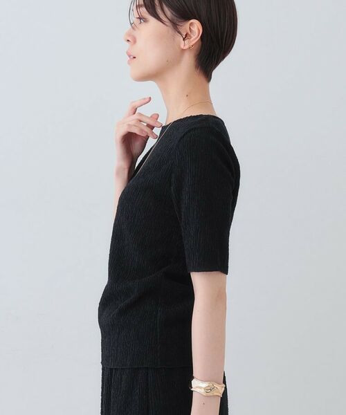 INDIVI / インディヴィ カットソー | 【日本製／SETUP可能】ブークレーカットソー | 詳細2