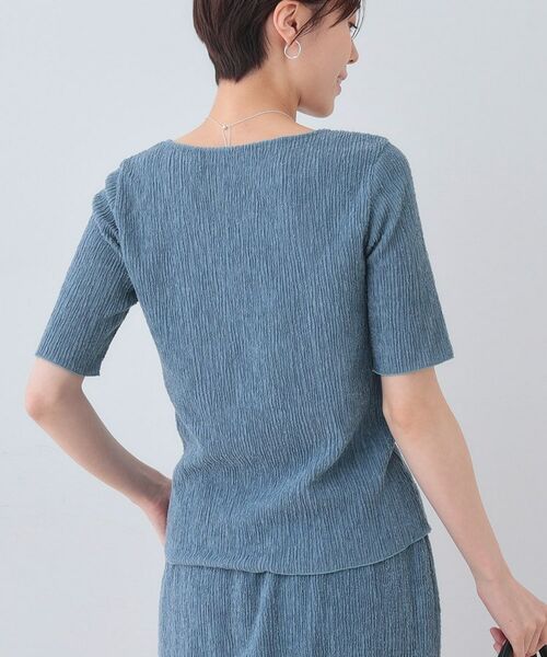 INDIVI / インディヴィ カットソー | 【日本製／SETUP可能】ブークレーカットソー | 詳細7