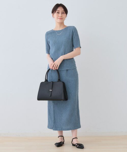 INDIVI / インディヴィ カットソー | 【日本製／SETUP可能】ブークレーカットソー | 詳細8