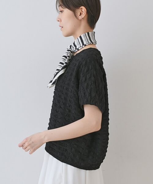 INDIVI / インディヴィ カットソー | 【洗える／凹凸素材／UVケア】コンパクトトップス | 詳細11