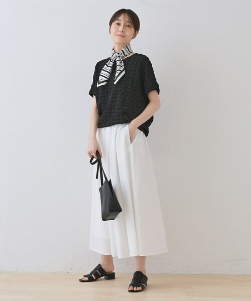 INDIVI / インディヴィ カットソー | 【洗える／凹凸素材／UVケア】コンパクトトップス | 詳細12