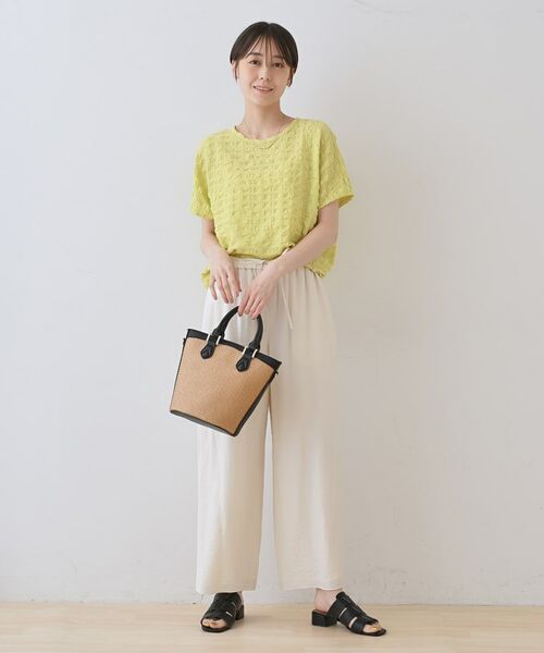 INDIVI / インディヴィ カットソー | 【洗える／凹凸素材／UVケア】コンパクトトップス | 詳細16