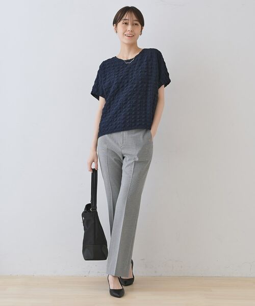 INDIVI / インディヴィ カットソー | 【洗える／凹凸素材／UVケア】コンパクトトップス | 詳細22